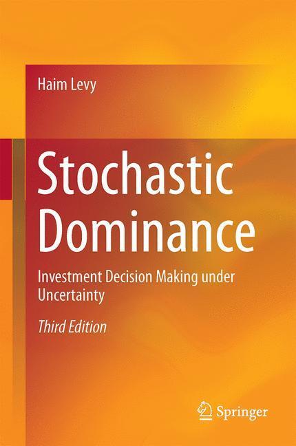 Cover: 9783319217079 | Stochastic Dominance | Investment Decision Making under Uncertainty