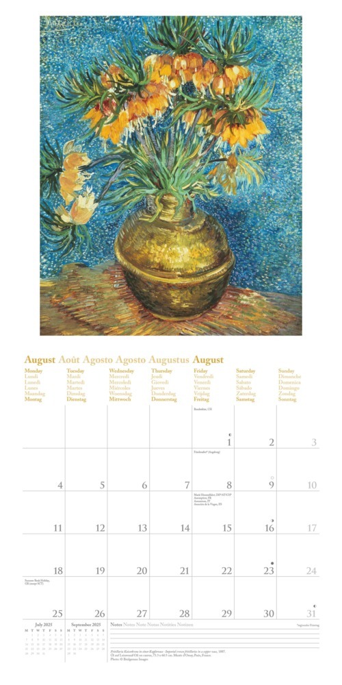 Bild: 4002725994189 | N NEUMANNVERLAGE - Vincent van Gogh 2025 Broschürenkalender,...