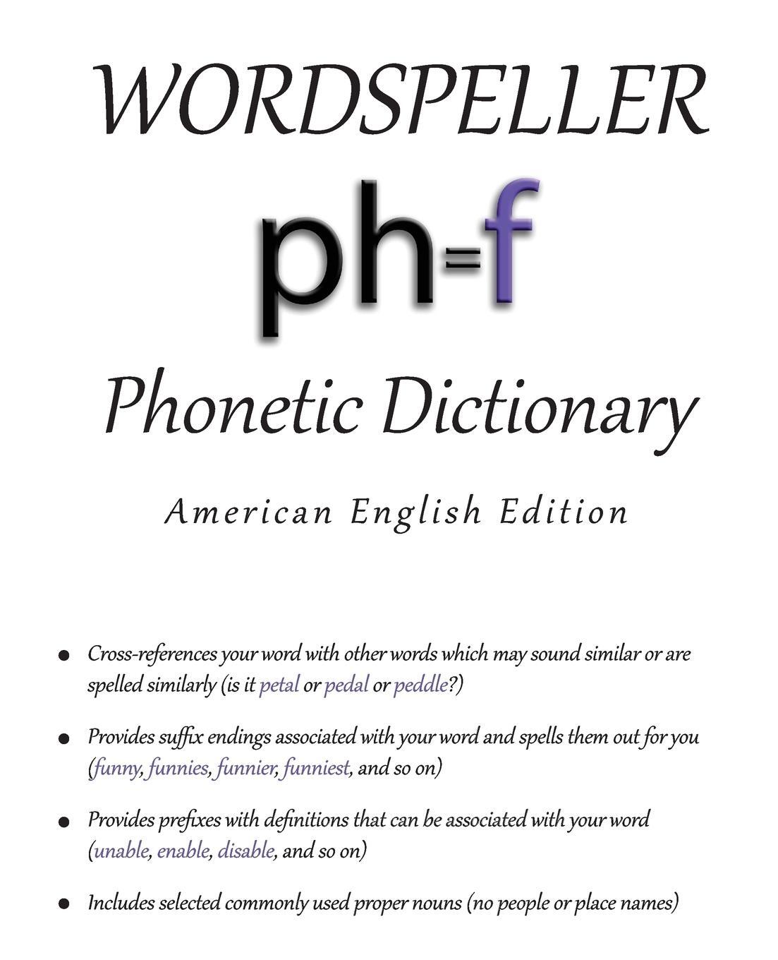 Cover: 9780983038108 | Wordspeller Phonetic Dictionary | American English Edition | Frank
