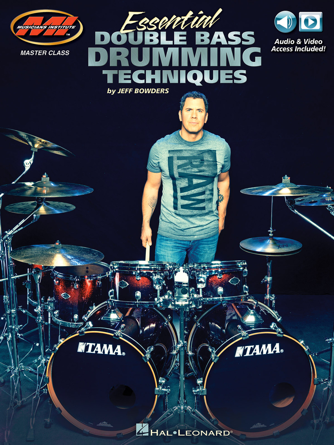 Cover: 888680667108 | Essential Double Bass Drumming Techniques | Jeff Bowders | 2018