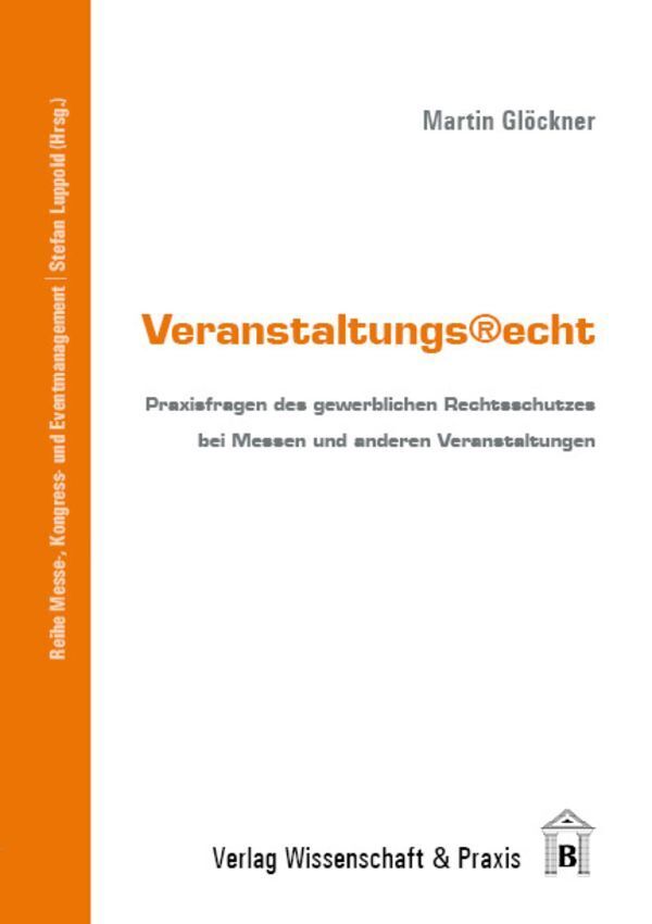 Cover: 9783896737038 | Veranstaltungsrecht. | Martin Glöckner | Taschenbuch | 144 S. | 2015