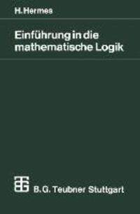 Cover: 9783519222019 | Einführung in die mathematische Logik | Klassische Prädikatenlogik
