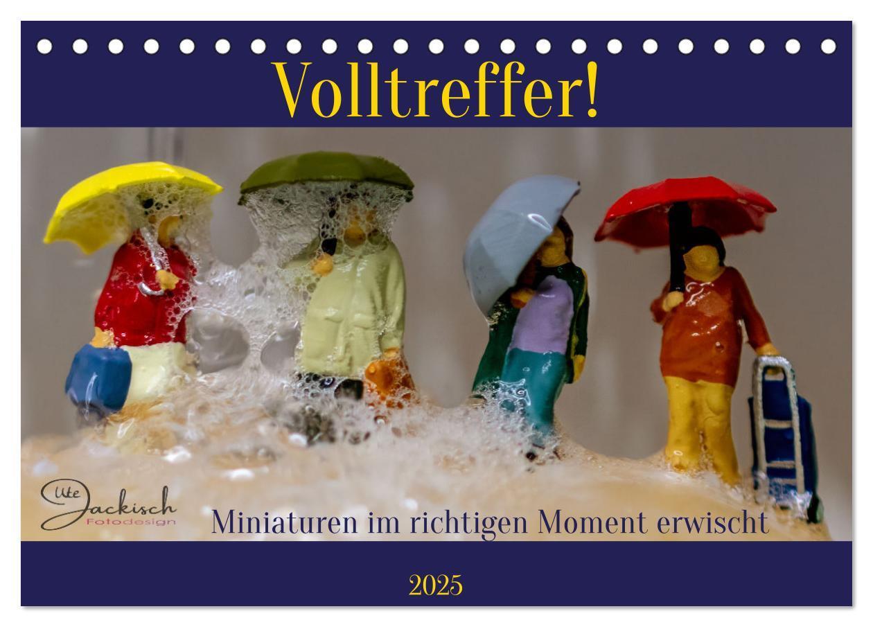 Cover: 9783383778438 | Volltreffer! (Tischkalender 2025 DIN A5 quer), CALVENDO Monatskalender