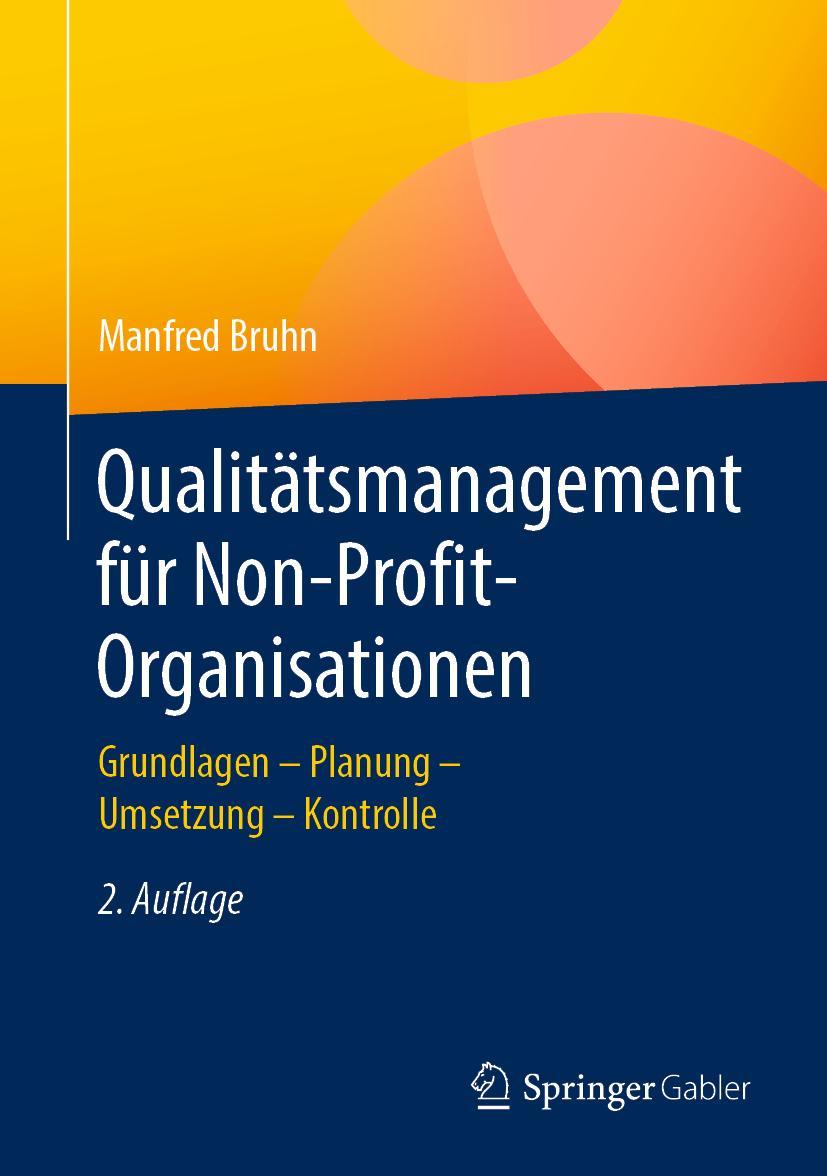 Cover: 9783658317188 | Qualitätsmanagement für Non-Profit-Organisationen | Manfred Bruhn | x