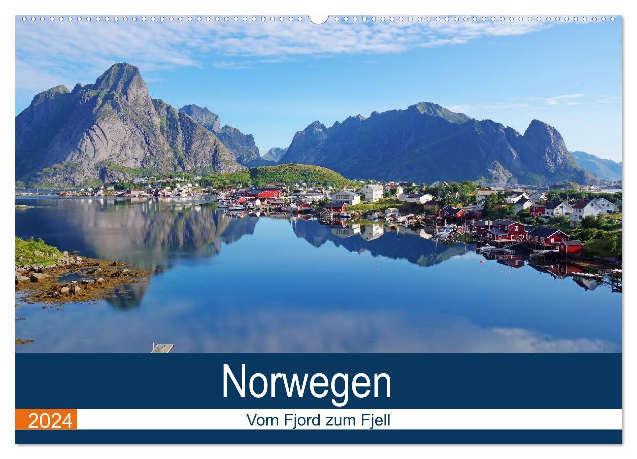 Cover: 9783383444104 | Norwegen 2024 - vom Fjord zum Fjell (Wandkalender 2024 DIN A2...