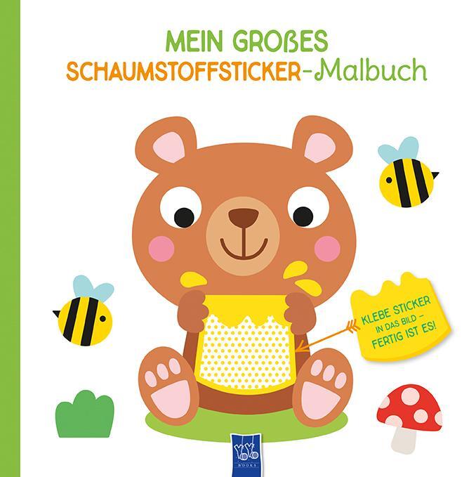 Cover: 9789464226164 | Mein großes Schaumstoffsticker-Malbuch - Bär | Taschenbuch | Deutsch