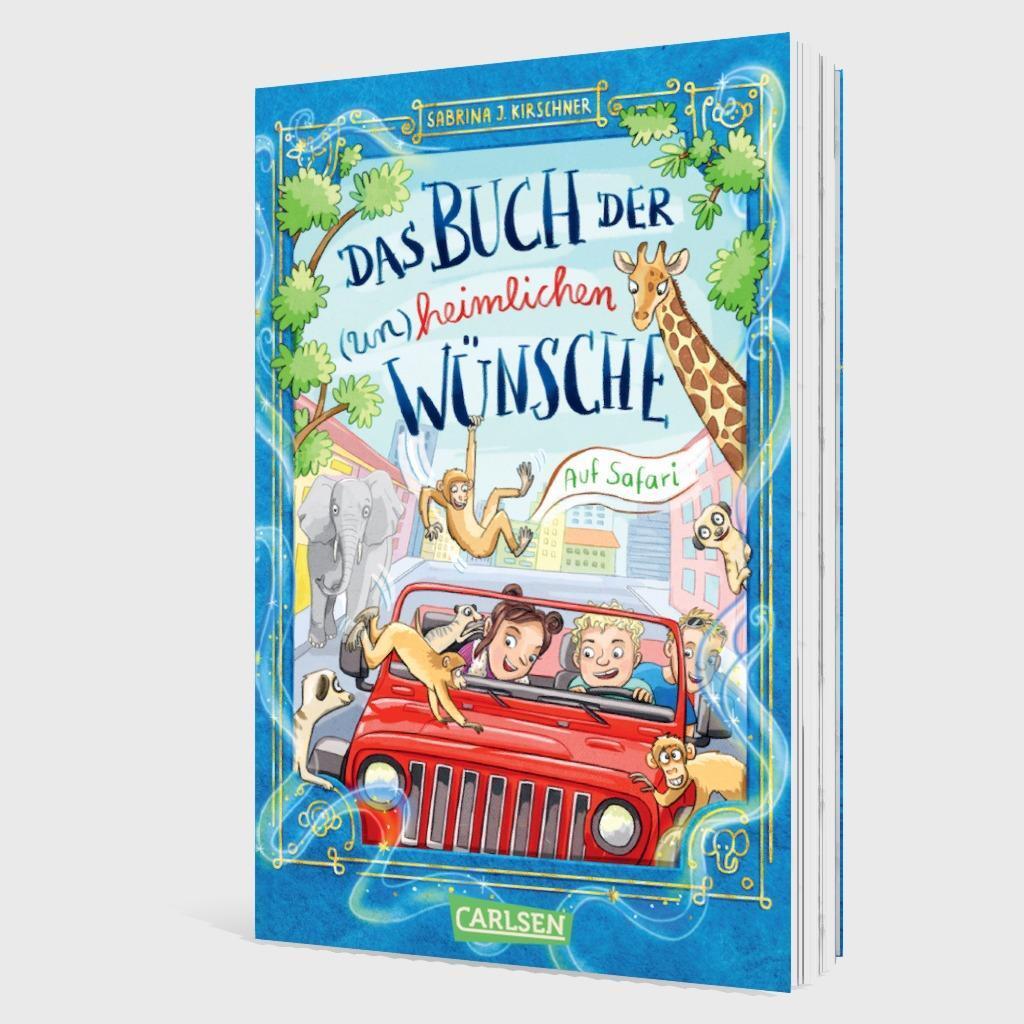 Bild: 9783551321916 | Das Buch der (un)heimlichen Wünsche 1: Auf Safari | Kirschner | Buch