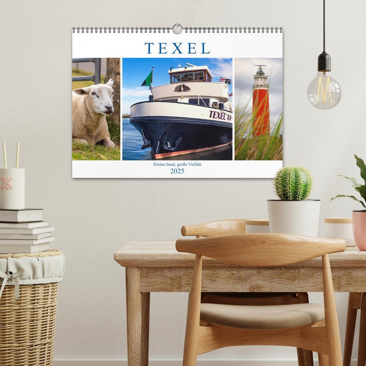 Bild: 9783435106493 | Texel - Kleine Insel, große Vielfalt (Wandkalender 2025 DIN A3...