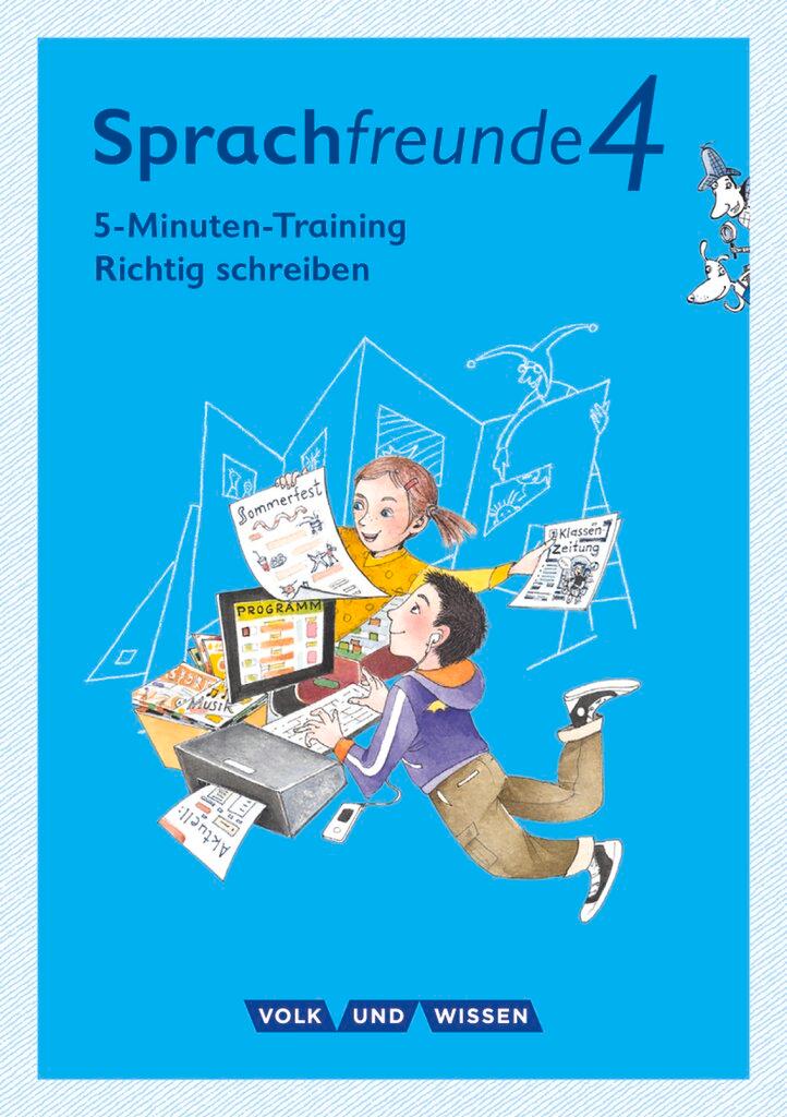 Cover: 9783060836659 | Sprachfreunde - Ausgabe Nord/Süd 4. Schuljahr - 5-Minuten-Training...