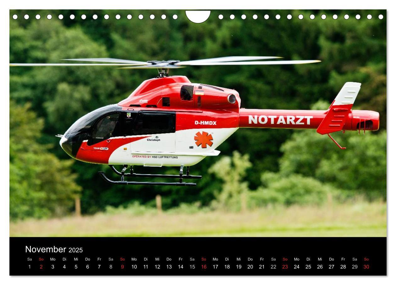 Bild: 9783435703333 | Modellhelis (Wandkalender 2025 DIN A4 quer), CALVENDO Monatskalender