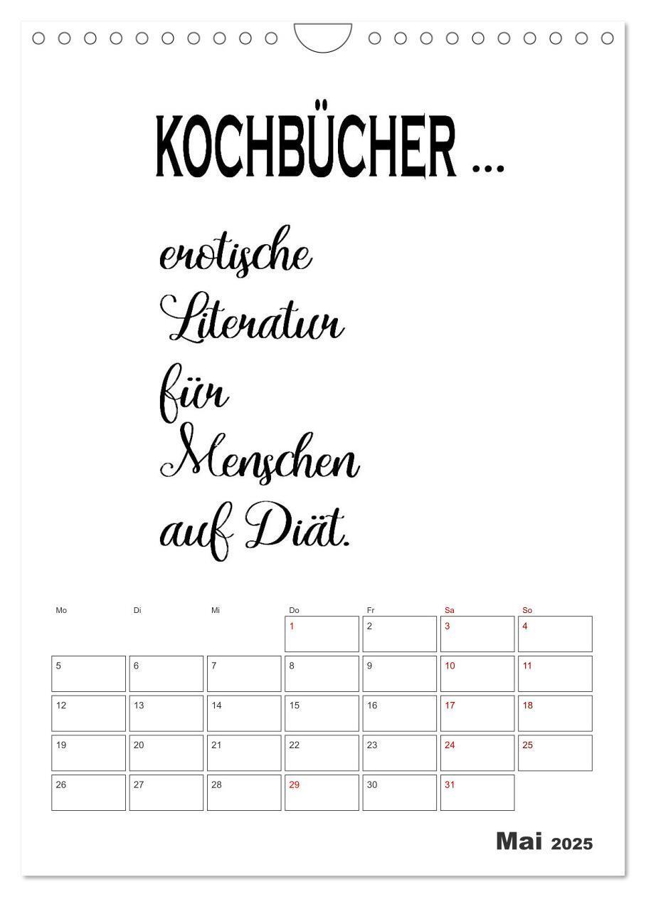 Bild: 9783435855865 | Sprüche für die Küche. Mit Jahresplaner (Wandkalender 2025 DIN A4...