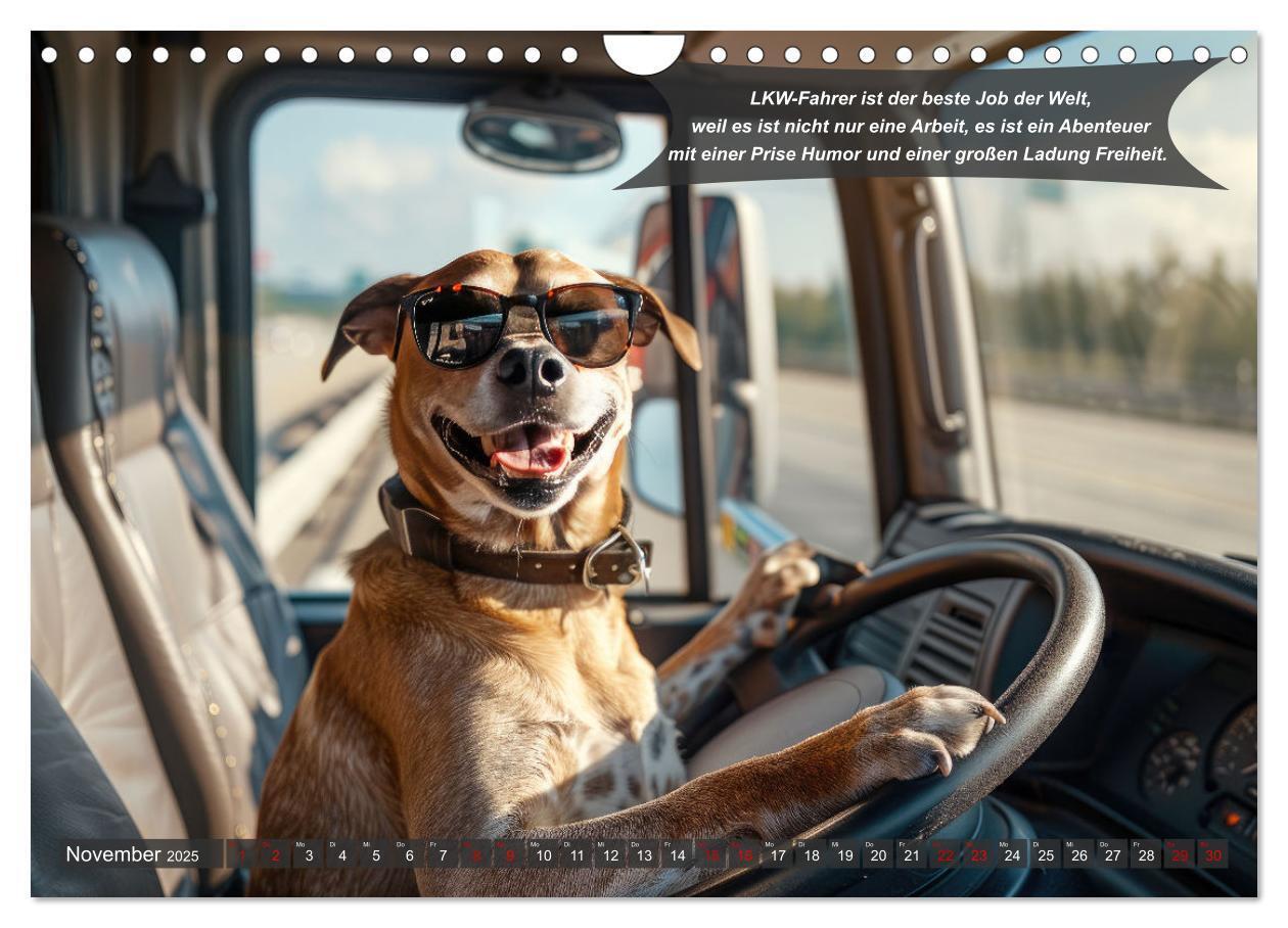 Bild: 9783457183106 | Tierisch lustige LKW-Fahrer (Wandkalender 2025 DIN A4 quer),...