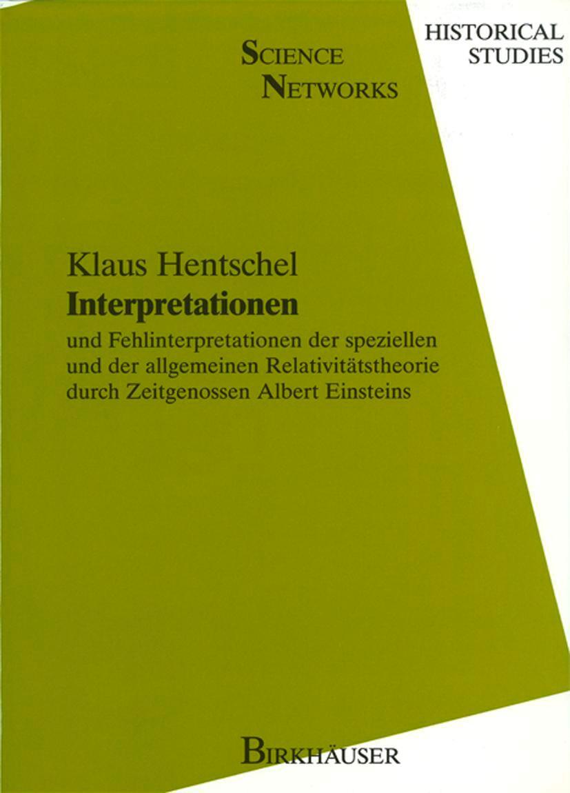 Cover: 9783764324384 | Interpretationen | Klaus Hentschel | Buch | HC runder Rücken kaschiert