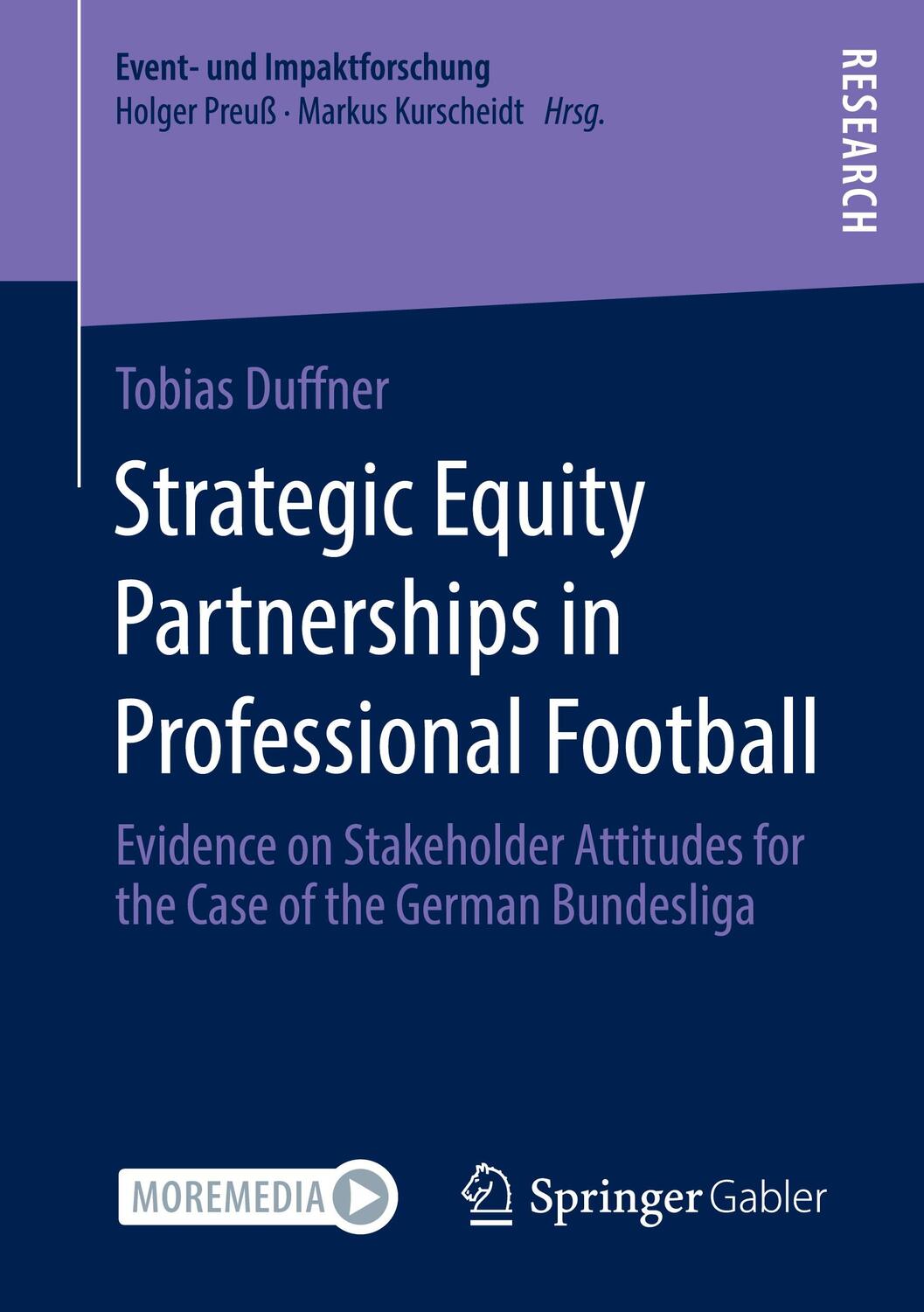 Cover: 9783658313005 | Strategic Equity Partnerships in Professional Football | Duffner