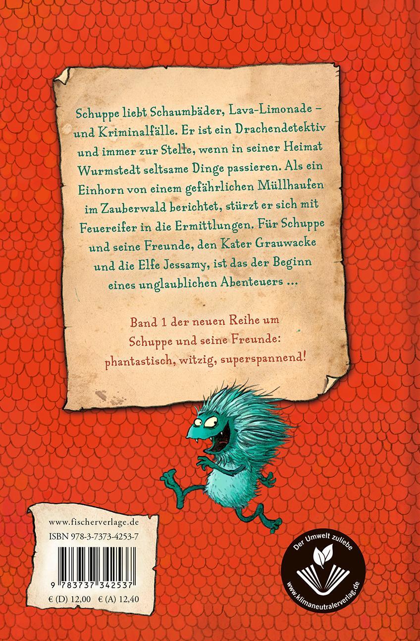 Rückseite: 9783737342537 | Drachendetektiv Schuppe - Chaos im Zauberwald | Katja Brandis | Buch