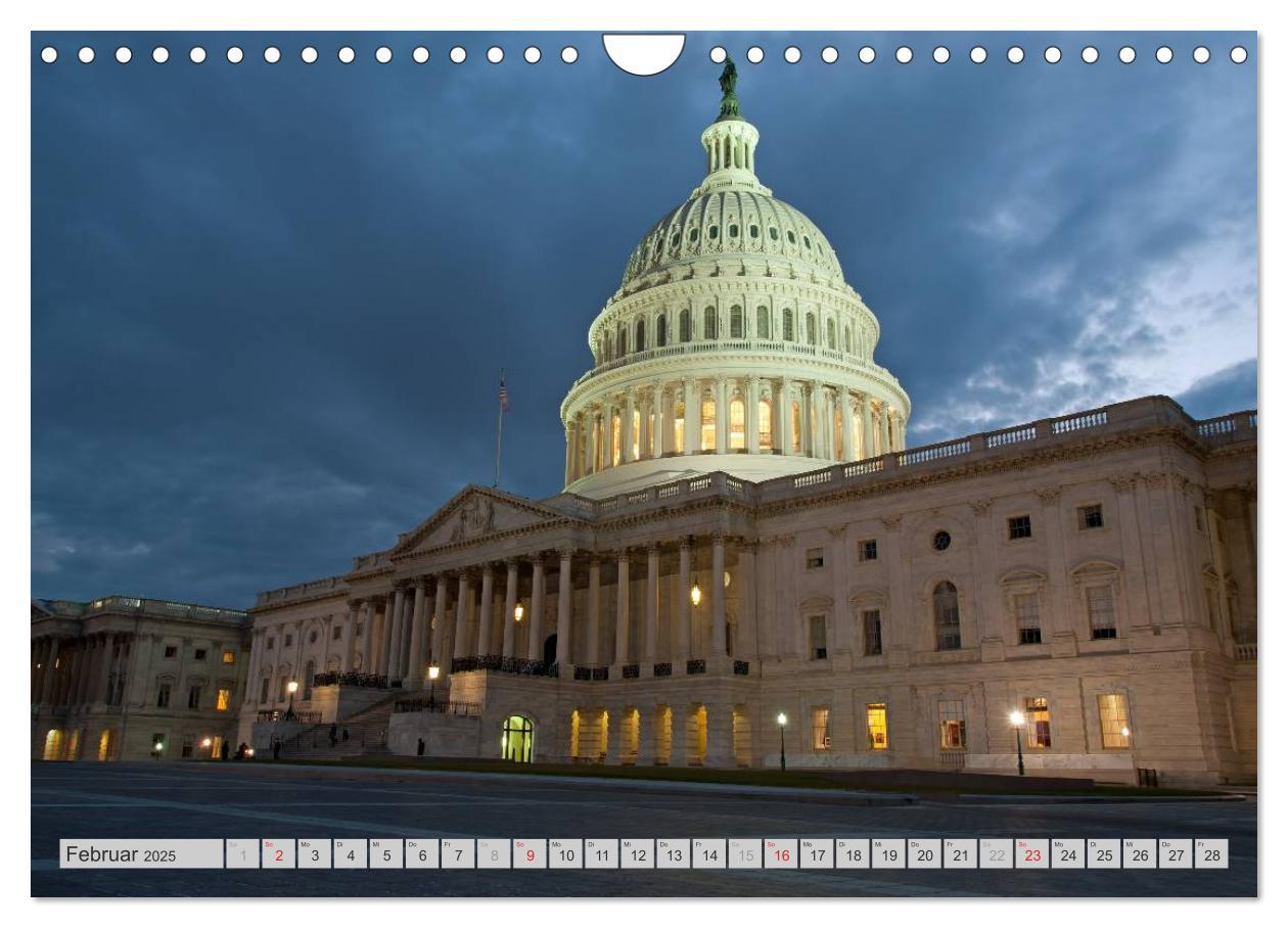 Bild: 9783435719594 | Washington D.C. (Wandkalender 2025 DIN A4 quer), CALVENDO...