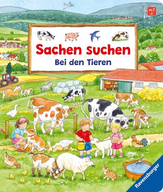 Cover: 9783473434701 | Sachen suchen: Bei den Tieren | Susanne Gernhäuser | Buch | 24 S.
