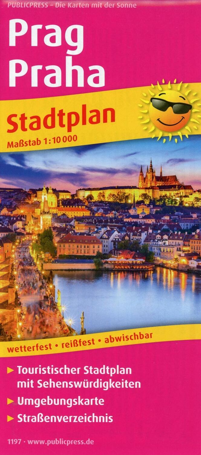 Cover: 9783961321971 | Prag, Praha 1:10.000 | (Land-)Karte | Stadtplan (PUBLICPRESS) | 2018
