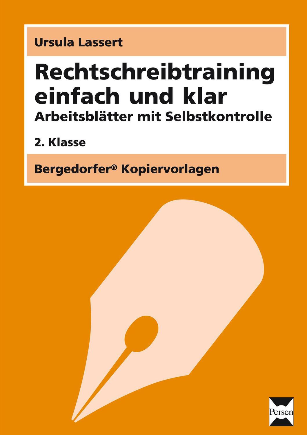 Cover: 9783403210351 | Rechtschreibtraining einfach und klar - 2. Klasse | Ursula Lassert
