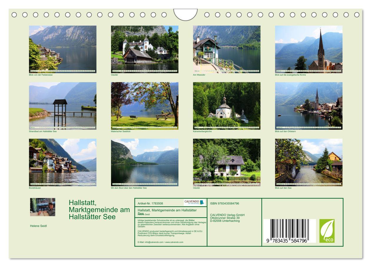 Bild: 9783435584796 | Hallstatt, Marktgemeinde am Hallstätter See (Wandkalender 2025 DIN...