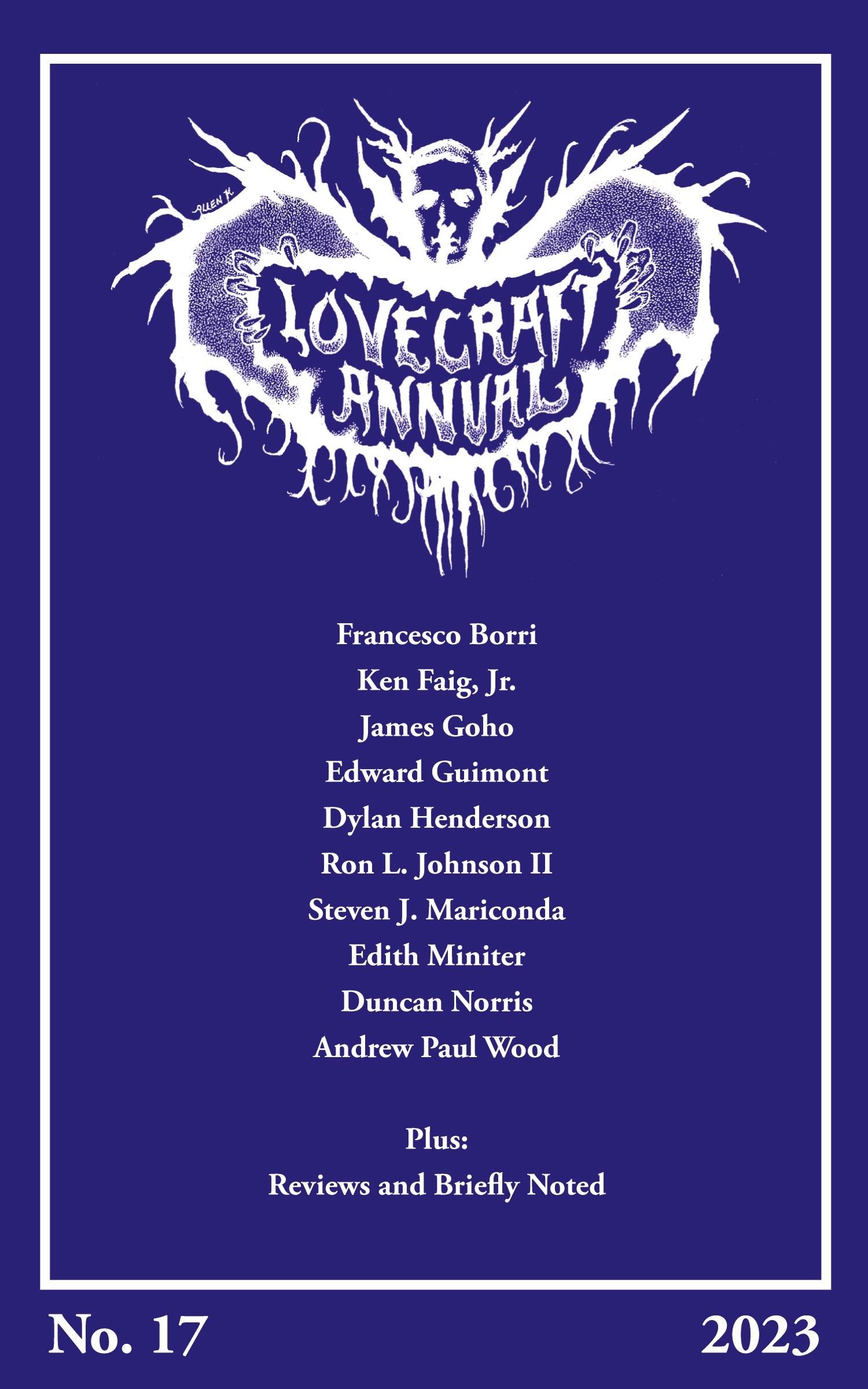 Cover: 9781614984153 | Lovecraft Annual No. 17 (2023) | S. T. Joshi | Taschenbuch | Englisch