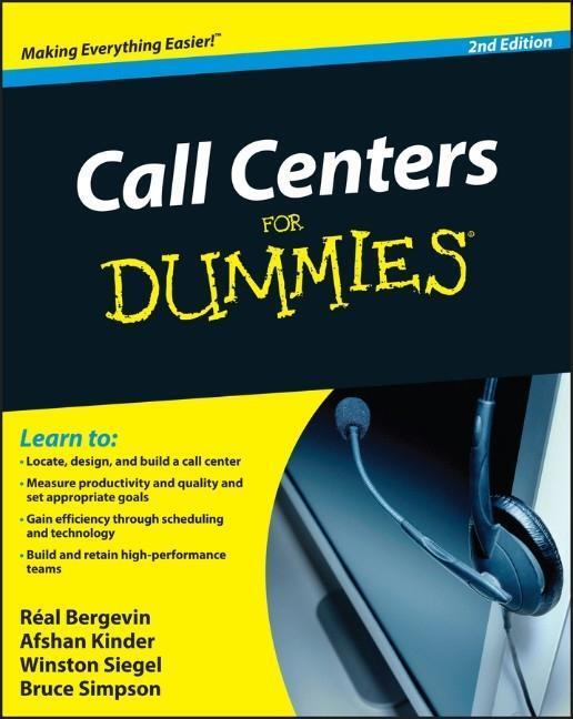 Cover: 9780470677438 | Call Centers For Dummies | Real Bergevin (u. a.) | Taschenbuch | 2010