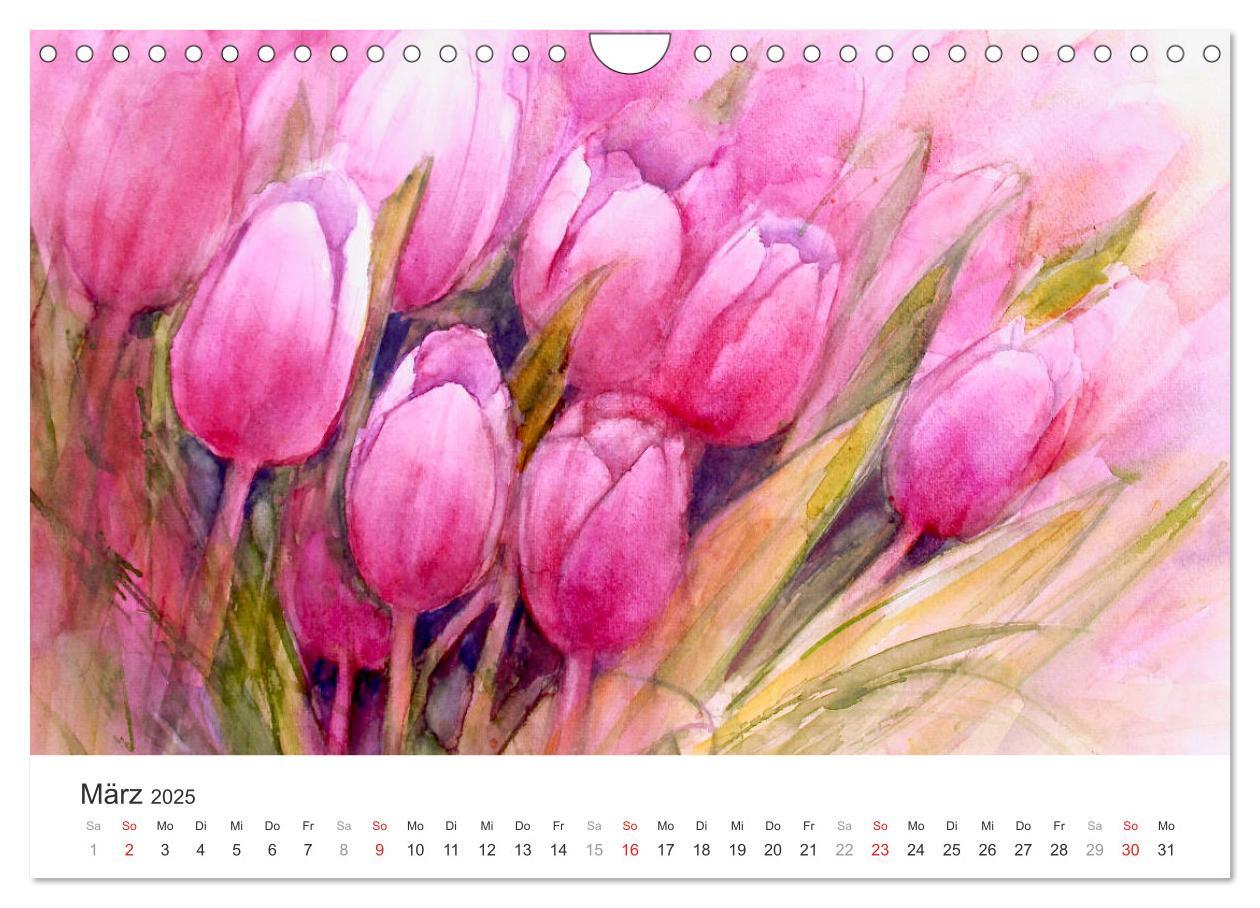 Bild: 9783435545643 | Blütenzauber - Aquarelle von ECKARD FUNCK (Wandkalender 2025 DIN A4...