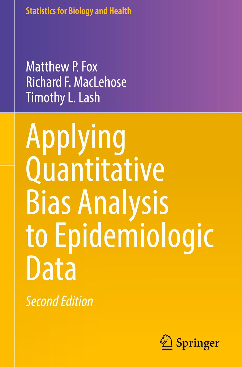Cover: 9783030826727 | Applying Quantitative Bias Analysis to Epidemiologic Data | Fox | Buch