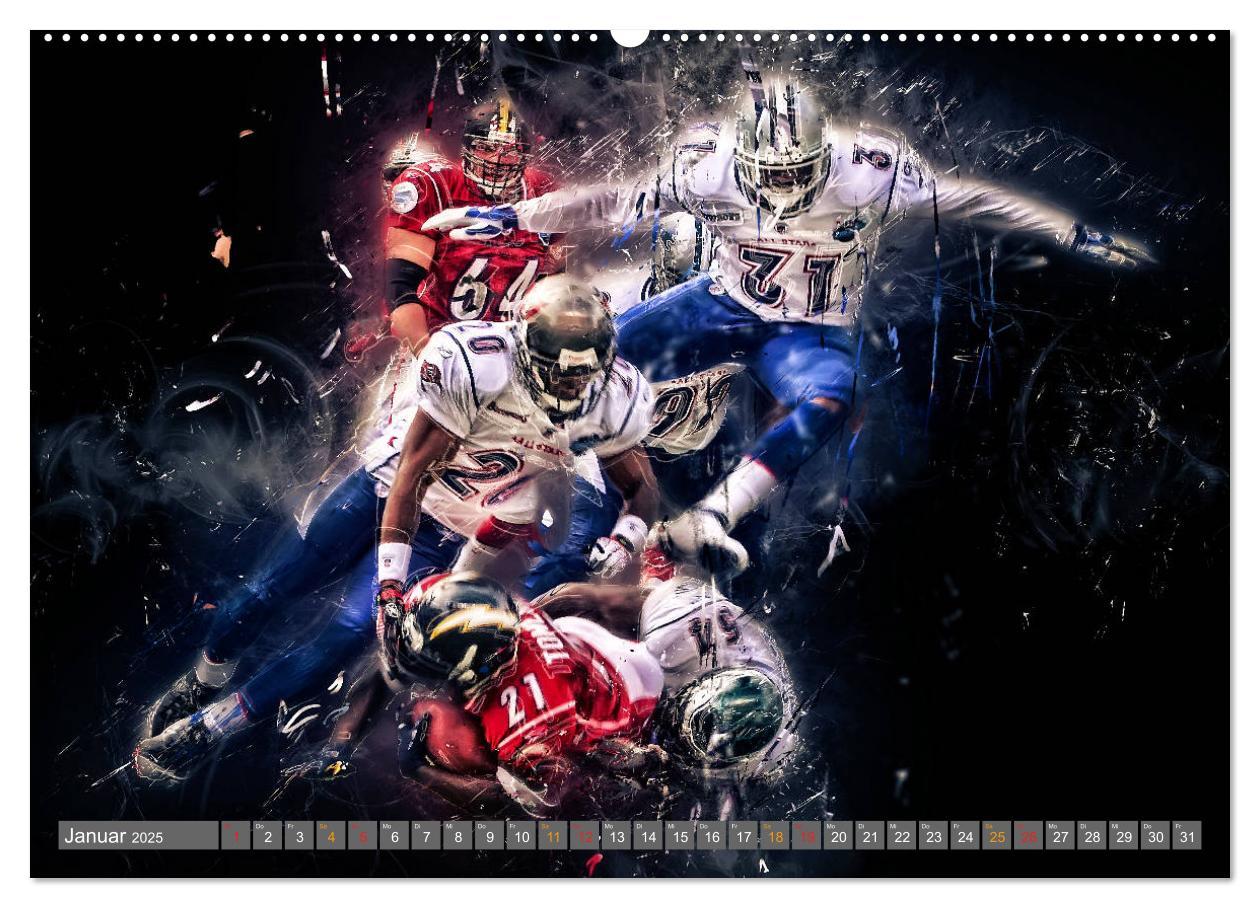 Bild: 9783435329304 | American Football - so cool (Wandkalender 2025 DIN A2 quer),...