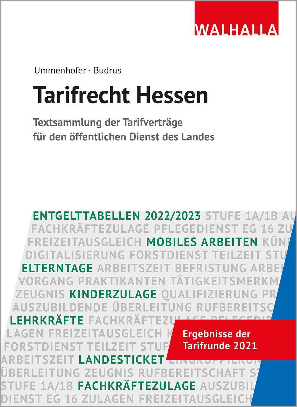 Cover: 9783802918407 | Tarifrecht Hessen | Oliver Ummenhofer (u. a.) | Buch | 1048 S. | 2022