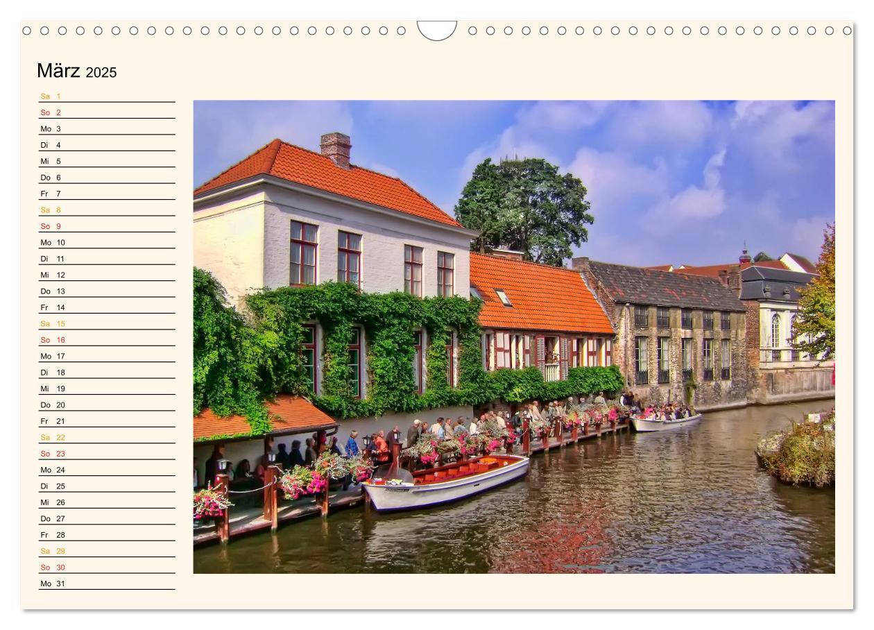 Bild: 9783435499502 | Brügge - Venedig des Nordens (Wandkalender 2025 DIN A3 quer),...