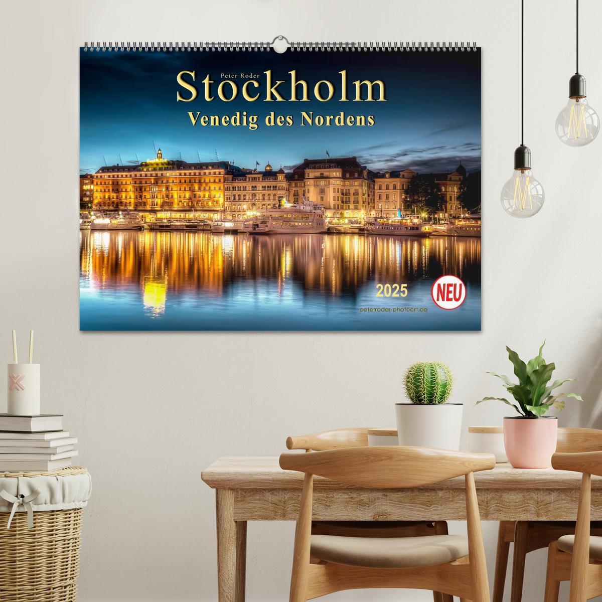 Bild: 9783435573219 | Stockholm - Venedig des Nordens (Wandkalender 2025 DIN A2 quer),...