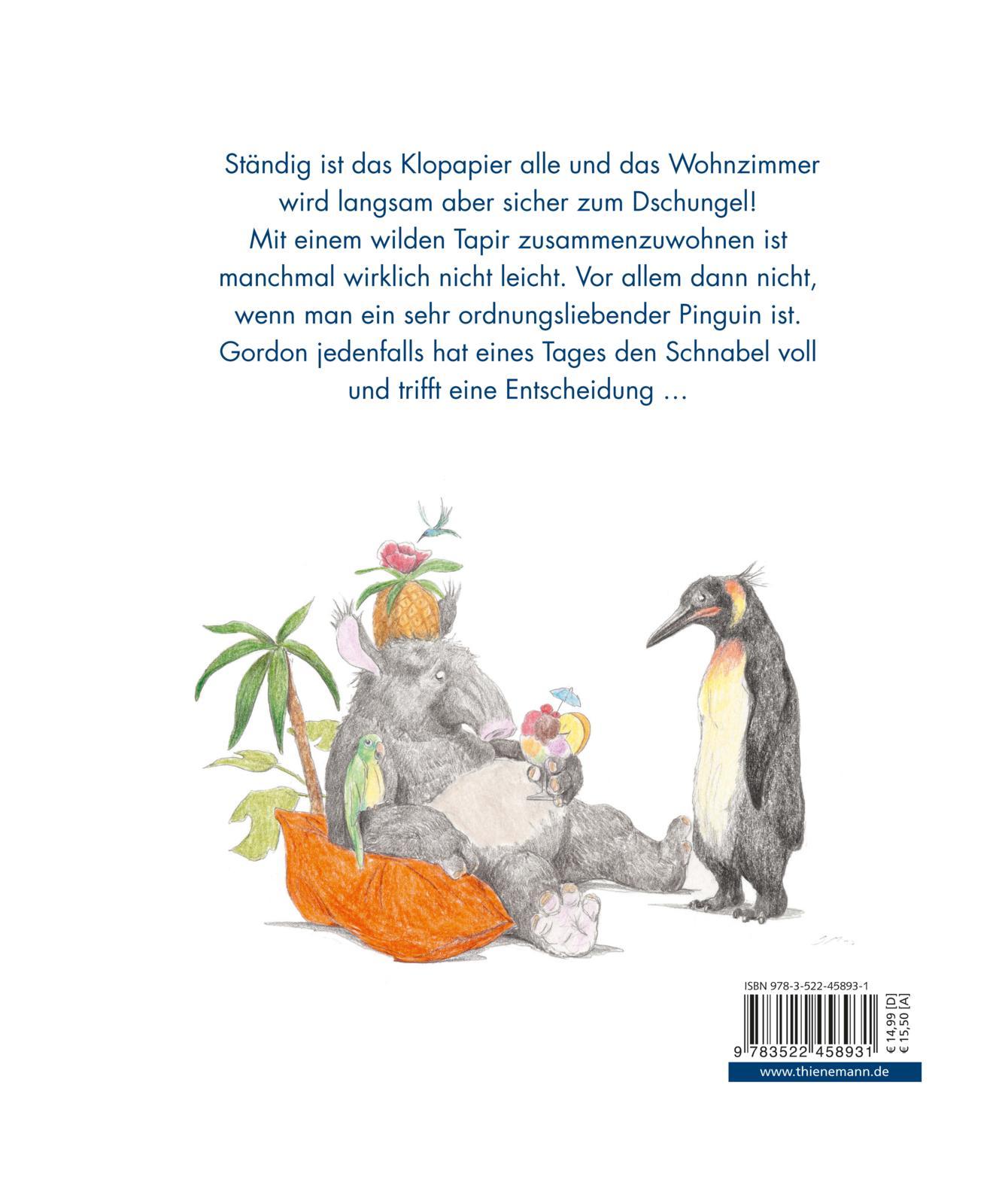 Rückseite: 9783522458931 | Gordon und Tapir | Sebastian Meschenmoser | Buch | 60 S. | Deutsch