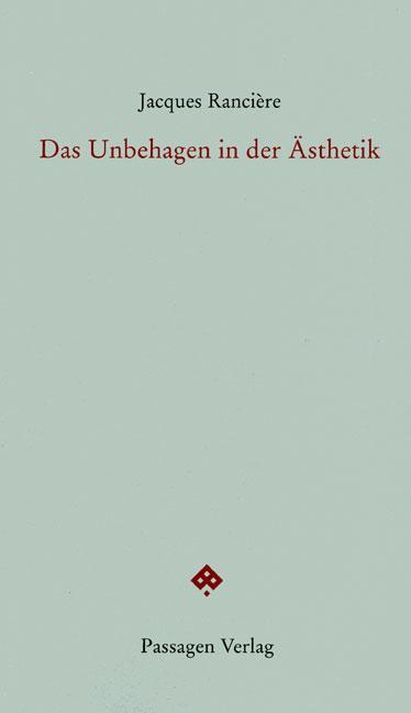 Cover: 9783709202074 | Das Unbehagen in der Ästhetik | Jacques Rancière | Taschenbuch | 2016