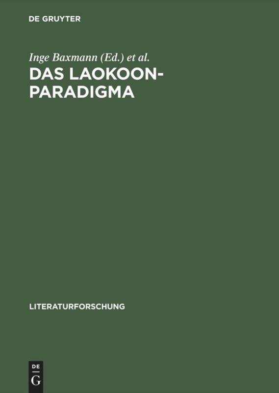 Cover: 9783050034546 | Das Laokoon-Paradigma | Zeichenregime im 18. Jahrhundert | Buch | 2000