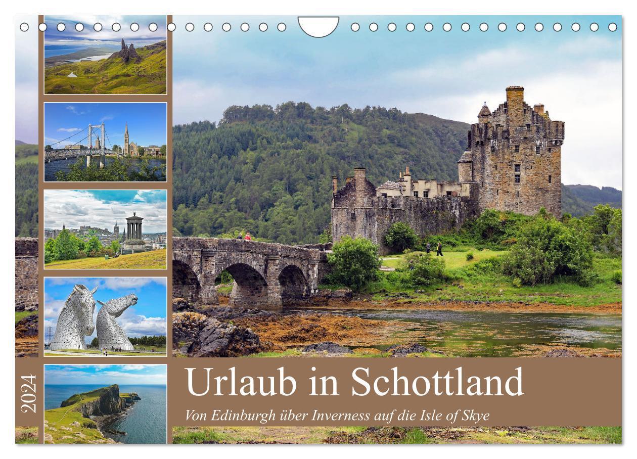 Cover: 9783675972711 | Urlaub in Schottland (Wandkalender 2024 DIN A4 quer), CALVENDO...