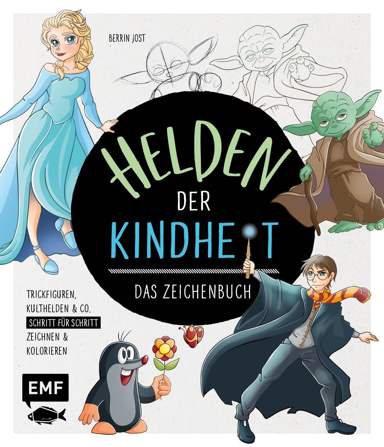 Cover: 9783745901467 | Helden der Kindheit - Das Zeichenbuch | Berrin Jost | Buch | Deutsch