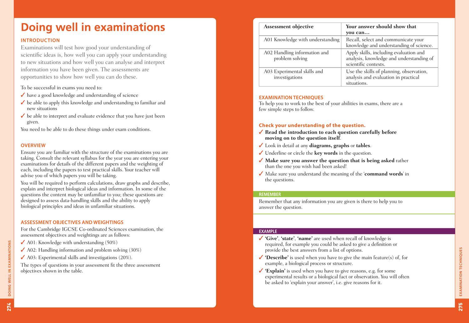 Bild: 9780008191573 | Cambridge IGCSE(TM) Co-ordinated Sciences Biology Student's Book