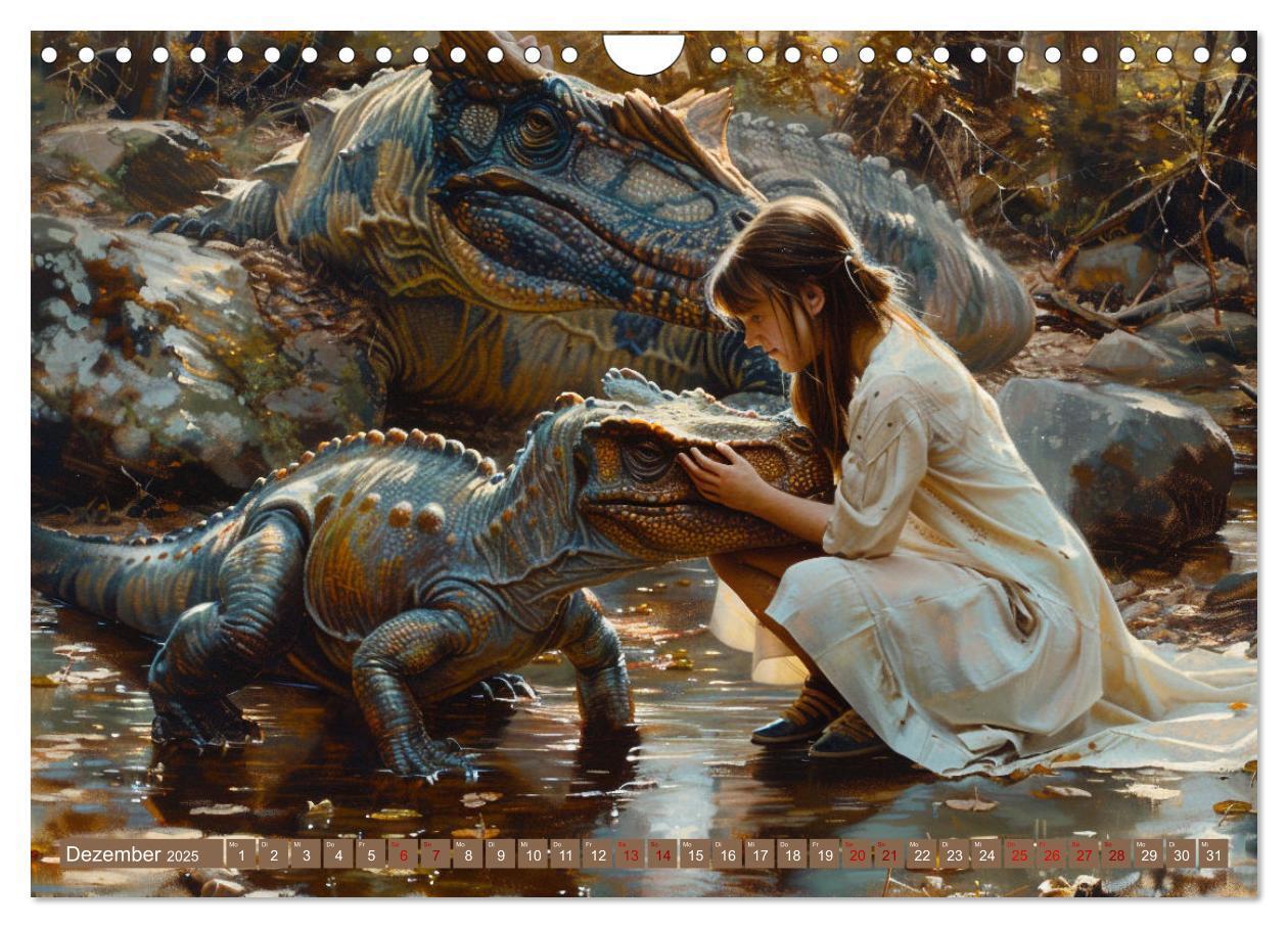 Bild: 9783383802515 | Meine Freunde sind Dinosaurier (Wandkalender 2025 DIN A4 quer),...