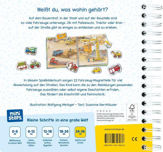 Bild: 9783473316038 | ministeps: Wer fährt wohin? | Susanne Gernhäuser | Taschenbuch | 10 S.