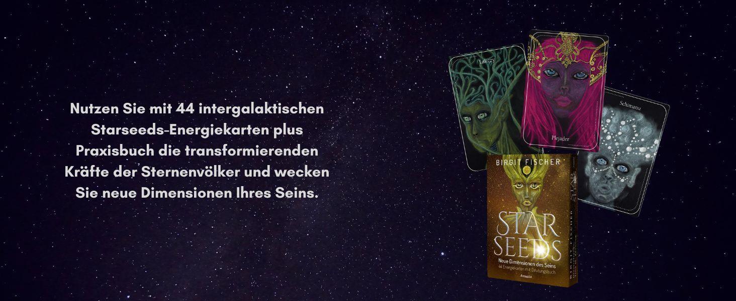 Bild: 4250939400136 | Starseeds-Karten. Neue Dimensionen des Seins | Birgit Fischer | Box