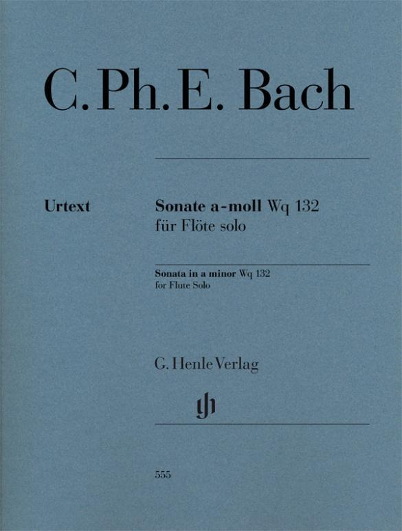 Cover: 9790201805559 | Sonate a-moll Wq 132 für Flöte solo | Carl Philipp Emanuel Bach | Buch