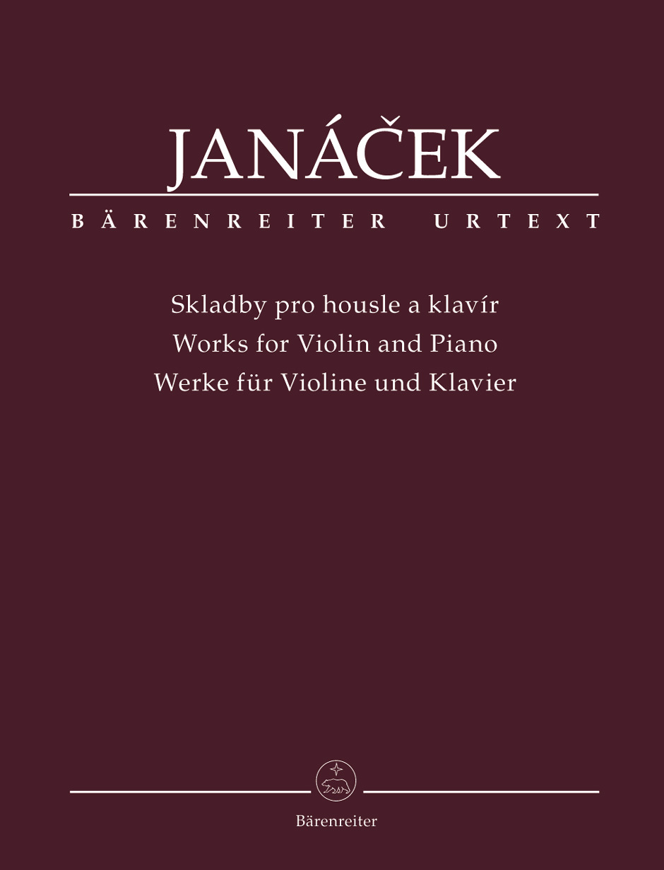 Cover: 9790260107618 | Works for Violin and Piano | Partitur mit Stimmen | Leos Janácek