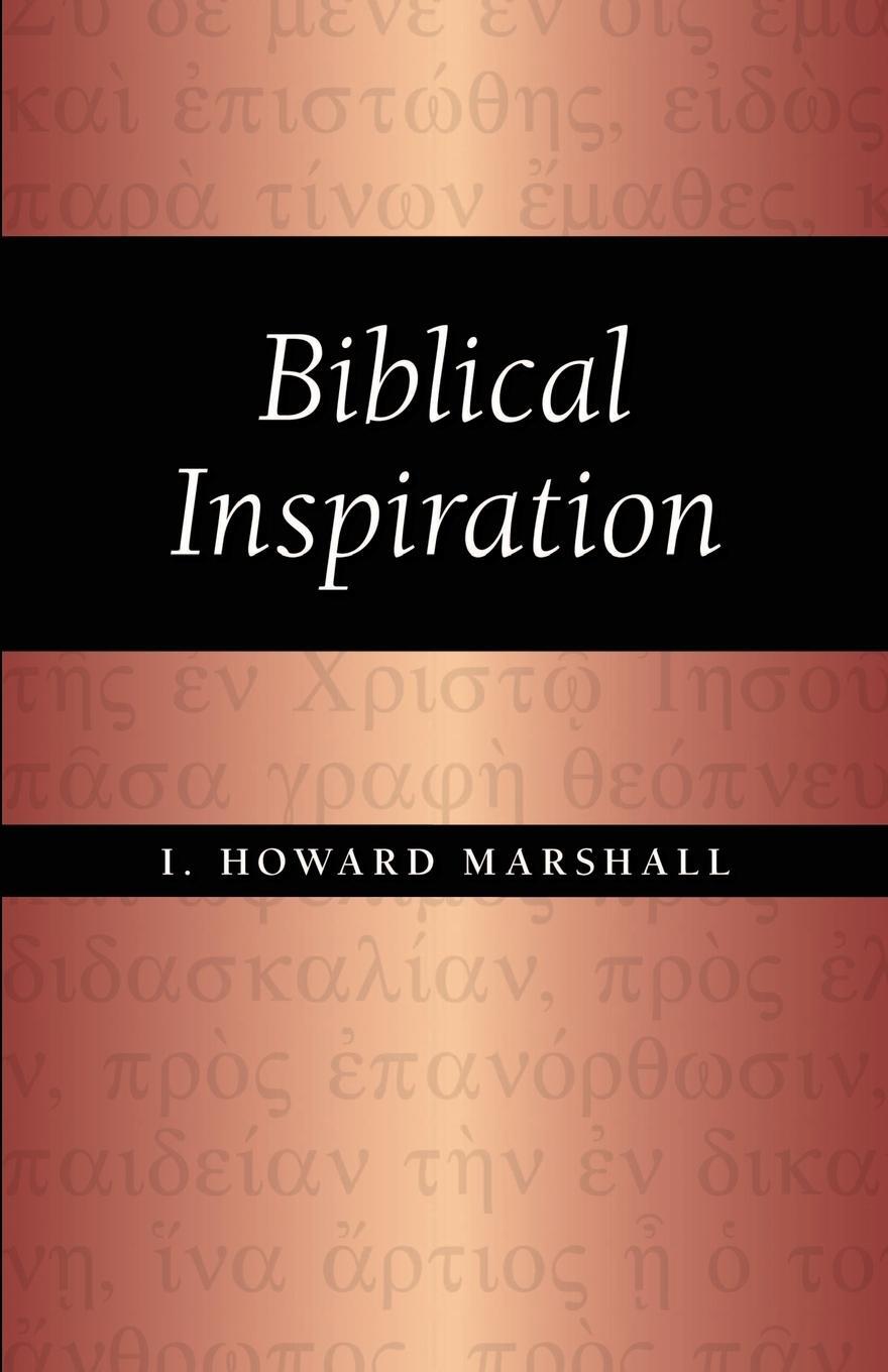 Cover: 9781573833103 | Biblical Inspiration | I. Howard Marshall | Taschenbuch | Paperback