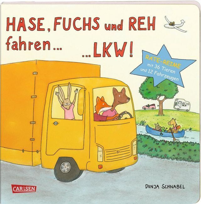 Cover: 9783551171009 | Hase, Fuchs und Reh fahren ... LKW! | Dunja Schnabel | Buch | 36 S.