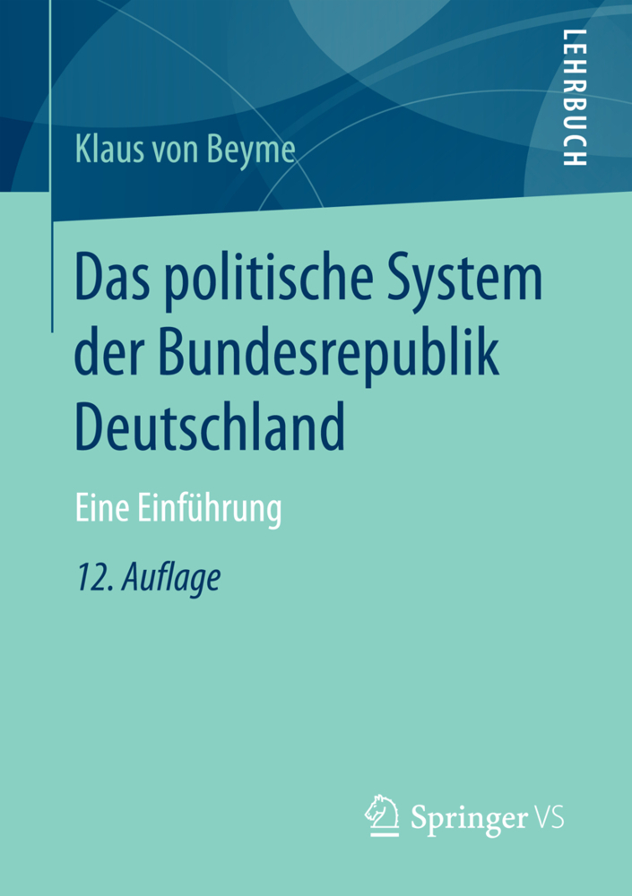 Cover: 9783658144982 | Das politische System der Bundesrepublik Deutschland | Eine Einführung