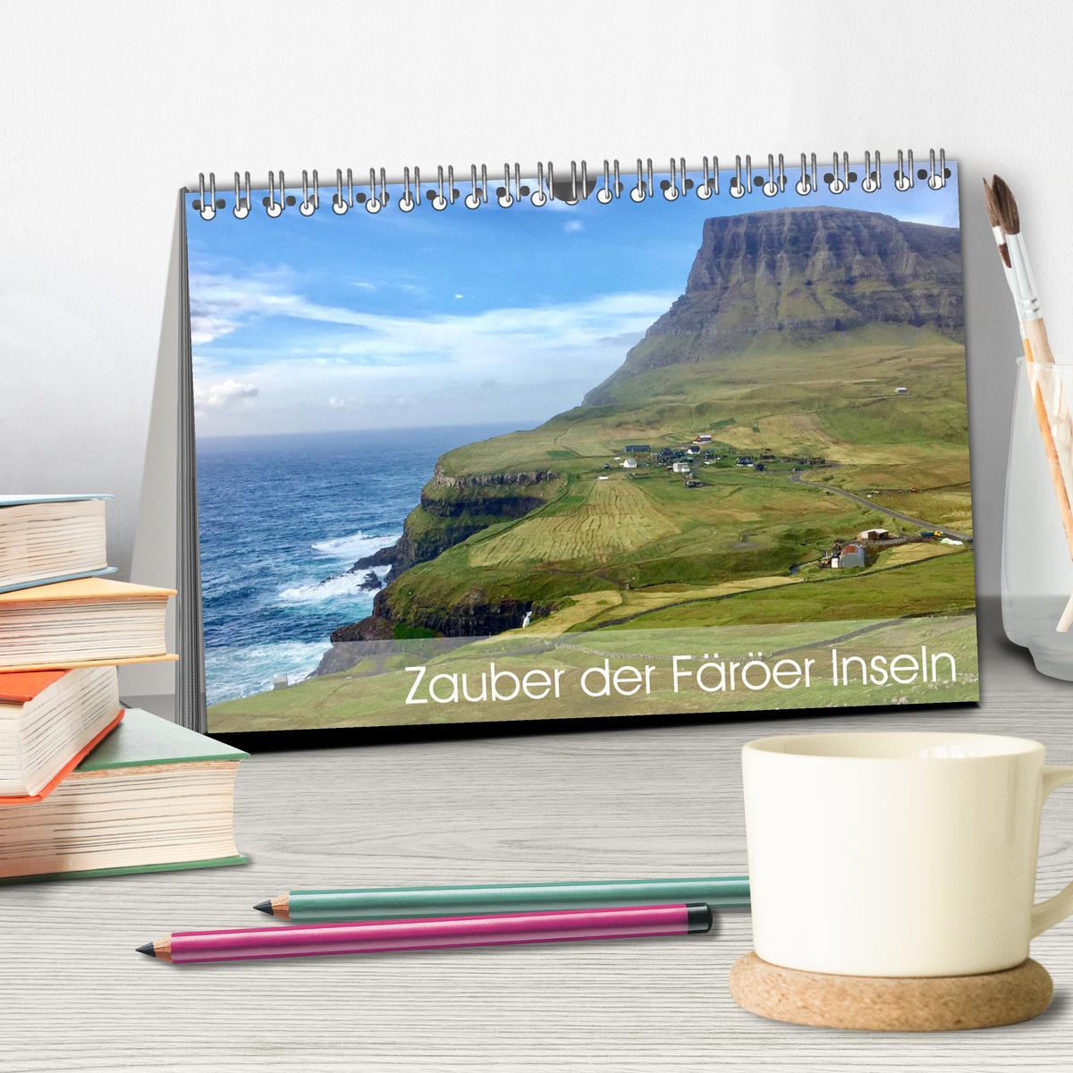 Bild: 9783435199716 | Zauber der Färöer Inseln (Tischkalender 2025 DIN A5 quer), CALVENDO...