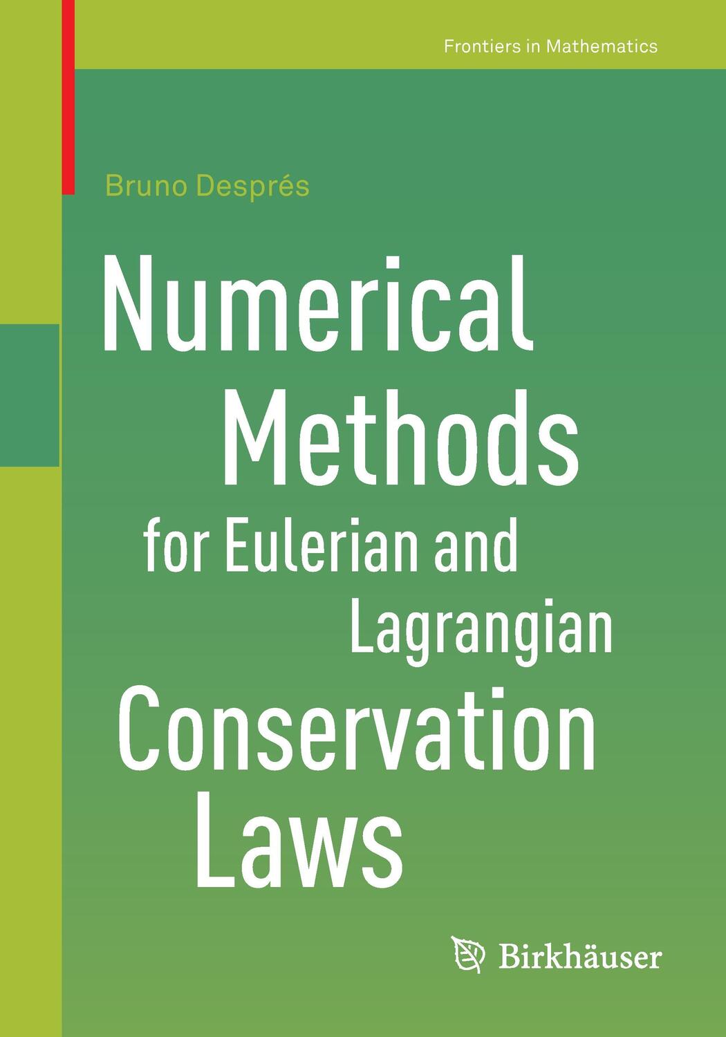 Cover: 9783319503547 | Numerical Methods for Eulerian and Lagrangian Conservation Laws | Buch