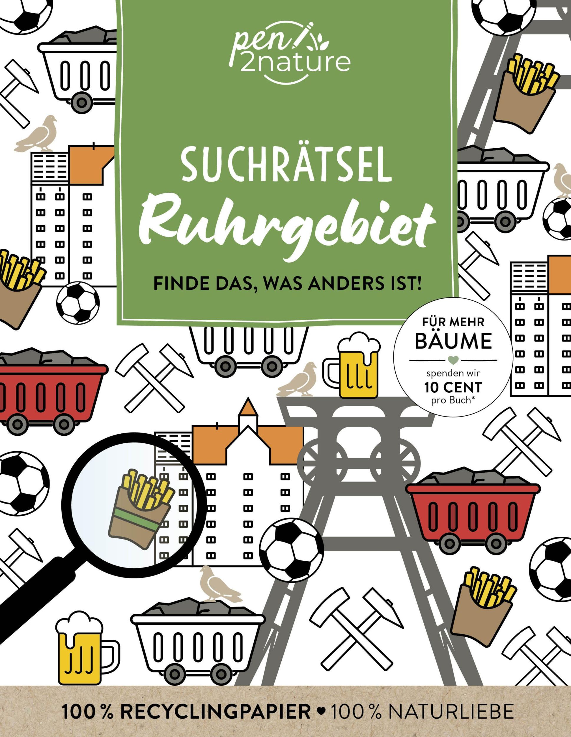 Cover: 9783987641411 | Suchrätsel Ruhrgebiet - Finde das, was anders ist! | Taschenbuch