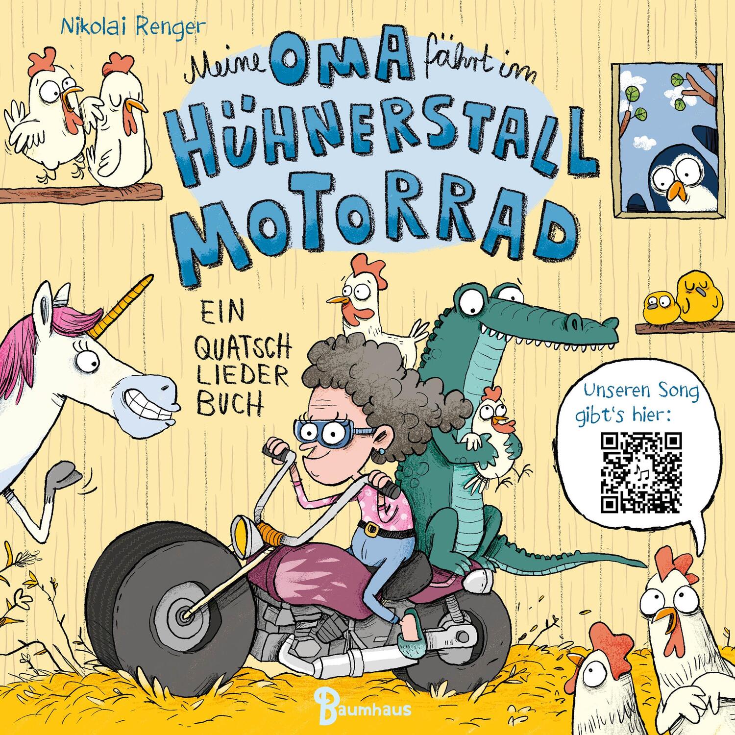 Cover: 9783833907463 | Meine Oma fährt im Hühnerstall Motorrad | Ein Quatschliederbuch | Buch